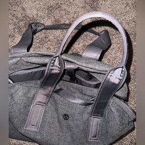 Gray Lululemon Tote Bag